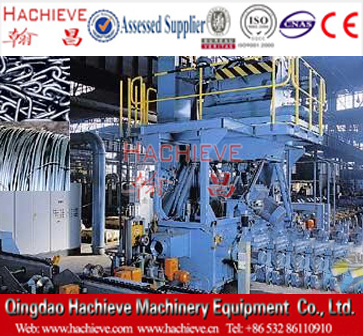 Anchor chain shot blasting and cleaning machine