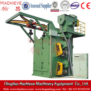 Hook type shot blasting machine