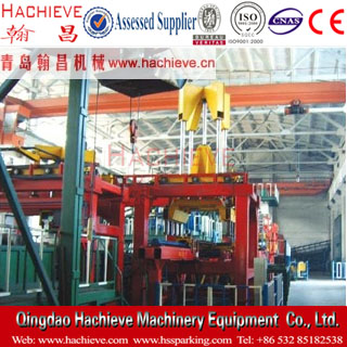 Static pressure molding line